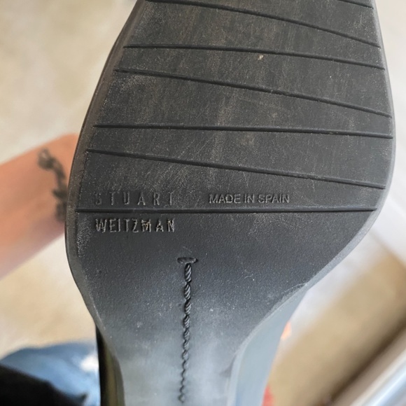 Stuart Weitzman Black Leather Boots - Picture 7 of 7